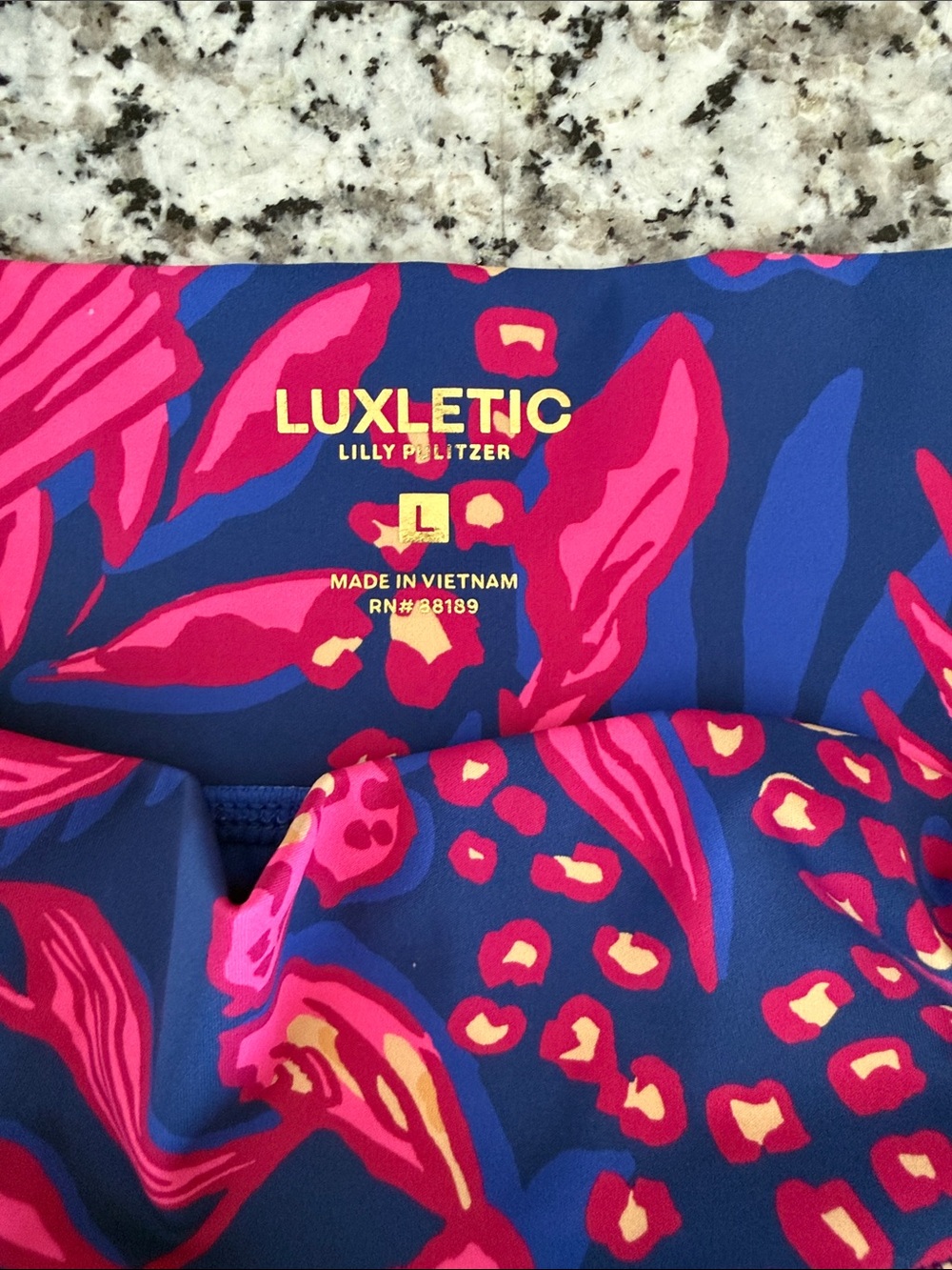 Never Worn! Lilly Pulitzer Blue & Pink Floral A-Line Women's Skort - Picture 2 of 4